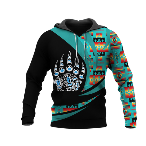 Powwow StoreHD0011937 Pattern Native Pride 3D Hoodie