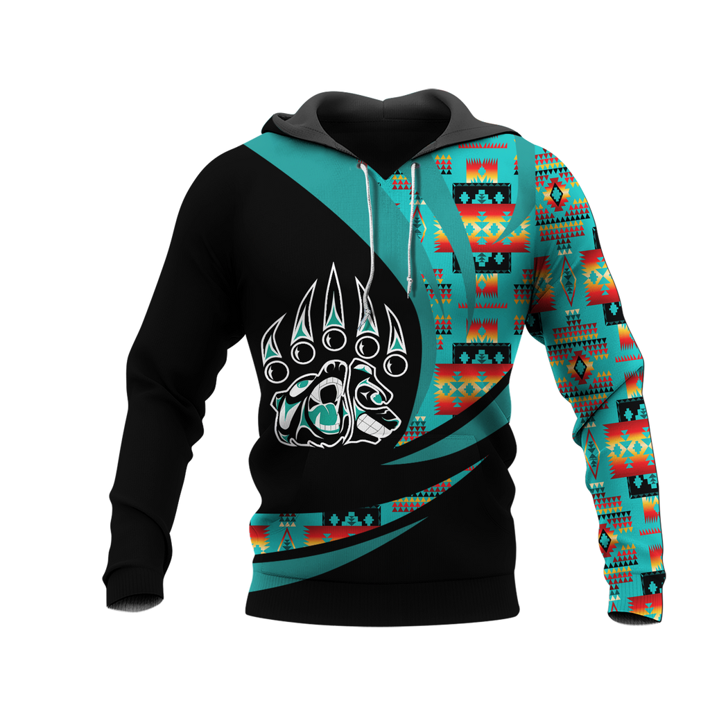 Powwow StoreHD0011938 Pattern Native Pride 3D Hoodie