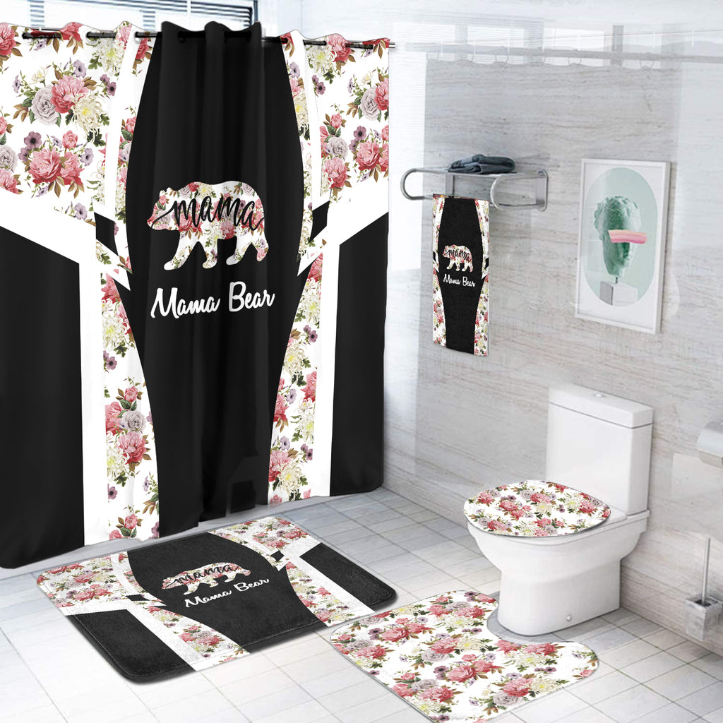 Powwow StoreBS000154 Pattern Native American Bathroom Set