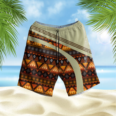 GB-HS00094 Pattern Native Hawaiian Shorts