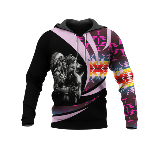 Powwow StoreHD0011941 Pattern Native Pride 3D Hoodie