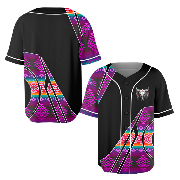 BJ00056 Pattern Native Baseball Jersey – Powwow Store