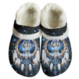 Powwow Storeccs0002 native american classic clogs with fleece shoes