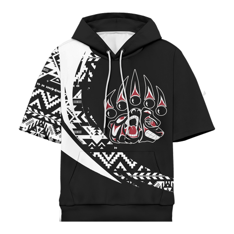 Powwow StoreHD0012361 Pattern Native Pride 3D Short  Hoodie