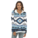 Powwow StoreGBNAT00528 Native American Women's Borg Fleece Sweatshirt