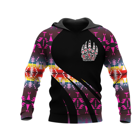 Powwow StoreHD0011694 Pattern Native Pride 3D Hoodie