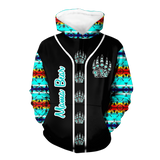 Powwow StoreHD0011920 Pattern Native Pride 3D Hoodie