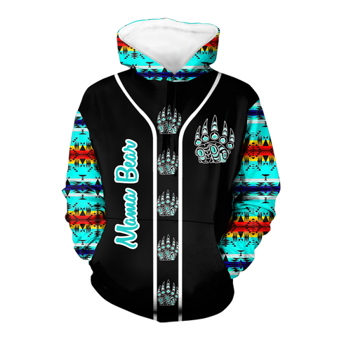 Powwow StoreHD0011920 Pattern Native Pride 3D Hoodie