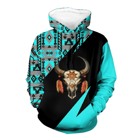 Powwow StoreHD0012134 Pattern Native Pride 3D Hoodie