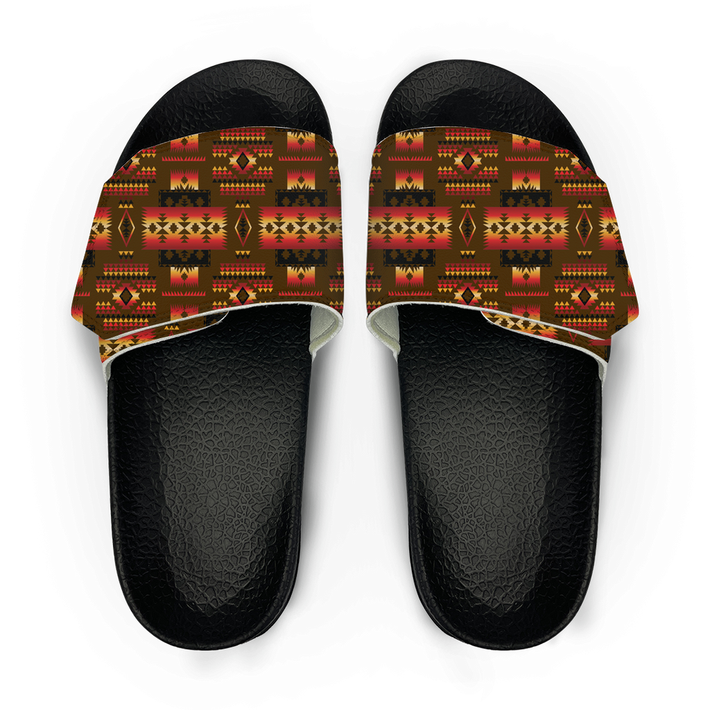 GB-NAT00046-08 Pattern Native American Magic Sticker Slippers