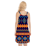 Powwow Storegb hs00015 native design womens o neck cami dress