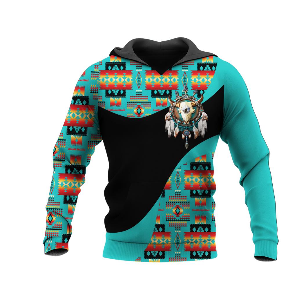 Powwow StoreHD0011994 Pattern Native Pride 3D Hoodie