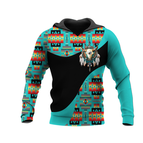 Powwow StoreHD0011994 Pattern Native Pride 3D Hoodie