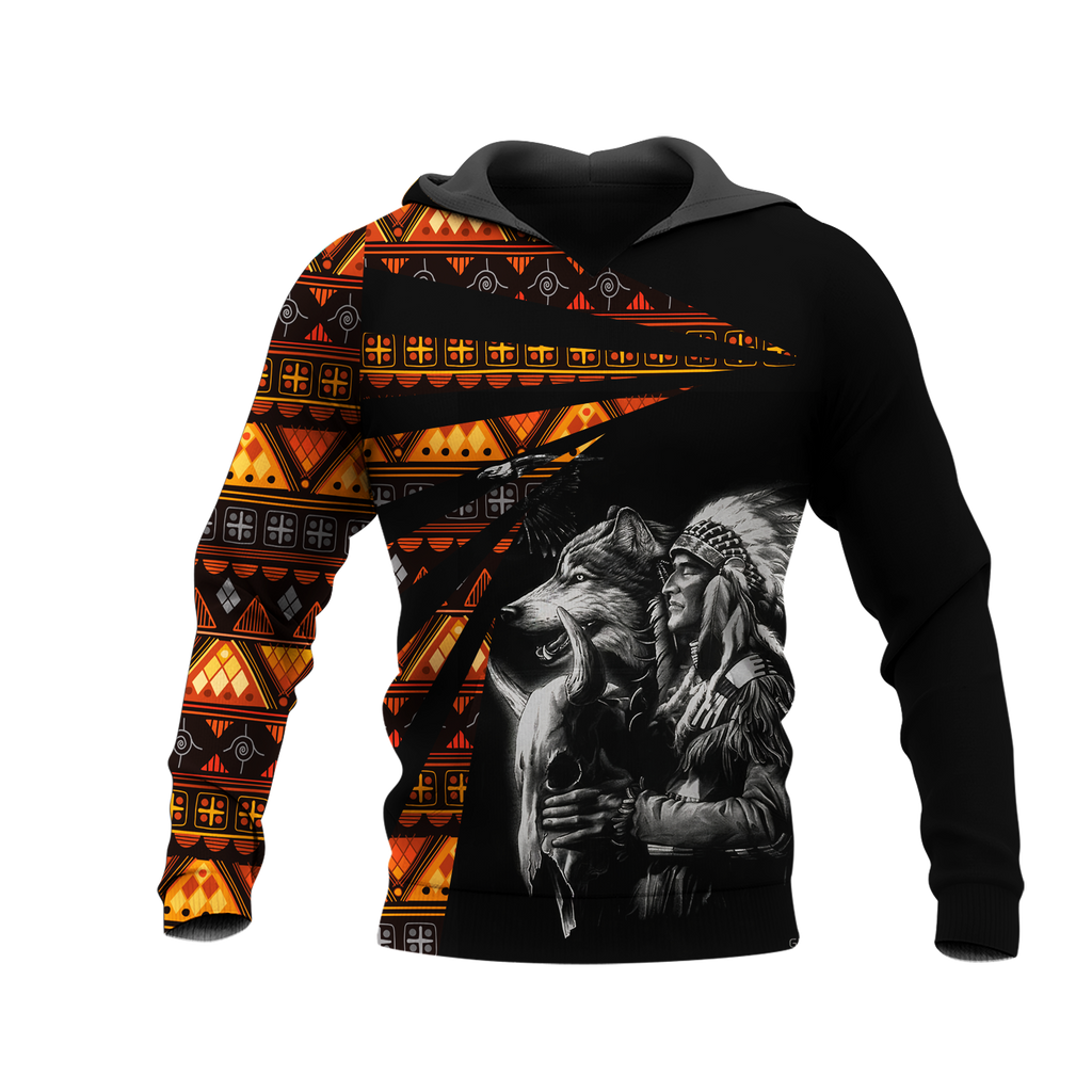 Powwow StoreHD0011891 Pattern Native Pride 3D Hoodie