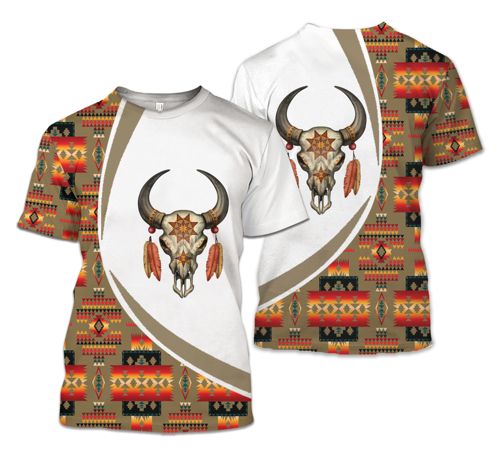 TS00133 Pattern Native American Unisex 3D T-Shirt