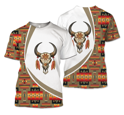 TS00133 Pattern Native American Unisex 3D T-Shirt