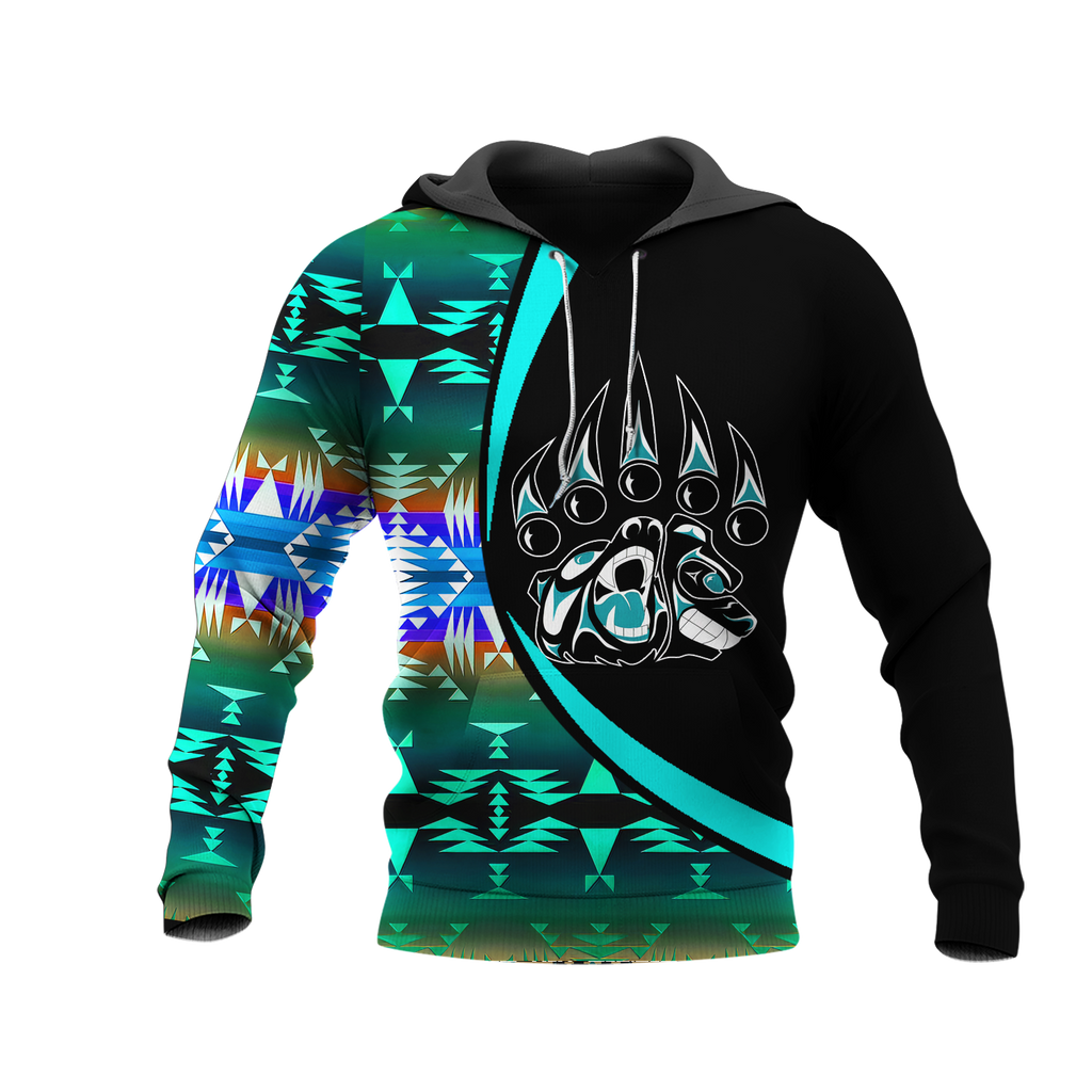 Powwow StoreHD0011592 Pattern Native Pride 3D Hoodie