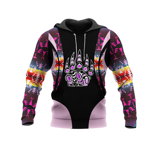 Powwow StoreHD001100 Pattern Native Pride 3D Hoodie