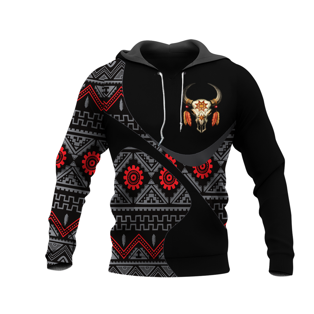 Powwow StoreHD0011474 Pattern Native Pride 3D Hoodie