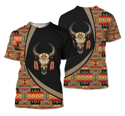 TS00134 Pattern Native American Unisex 3D T-Shirt