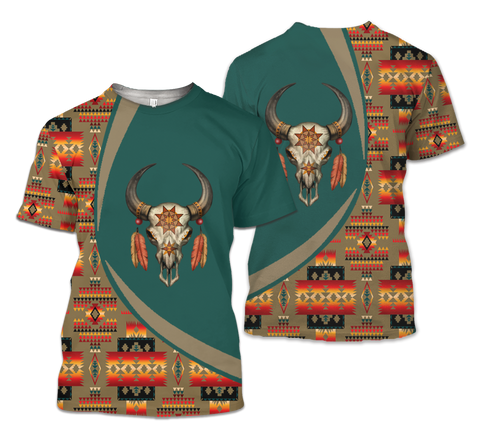 TS00135 Pattern Native American Unisex 3D T-Shirt