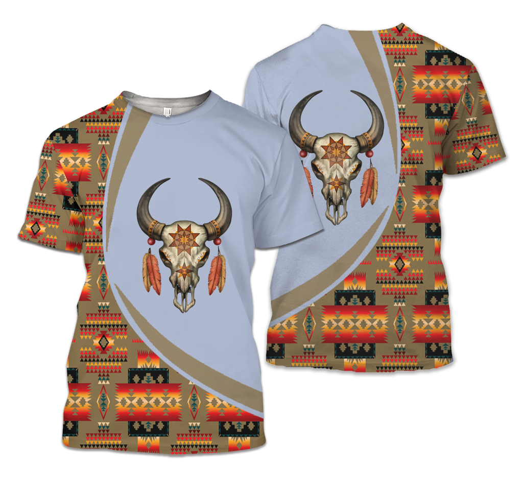 TS00136 Pattern Native American Unisex 3D T-Shirt