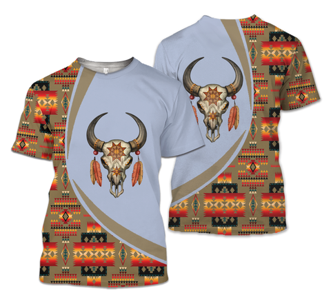 TS00136 Pattern Native American Unisex 3D T-Shirt
