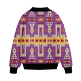 Powwow Storegb nat00062 07 pattern native american unisex knitted fleece lapel outwear