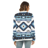 GB-NAT00528 Native American Women's Borg Fleece Sweatshirt