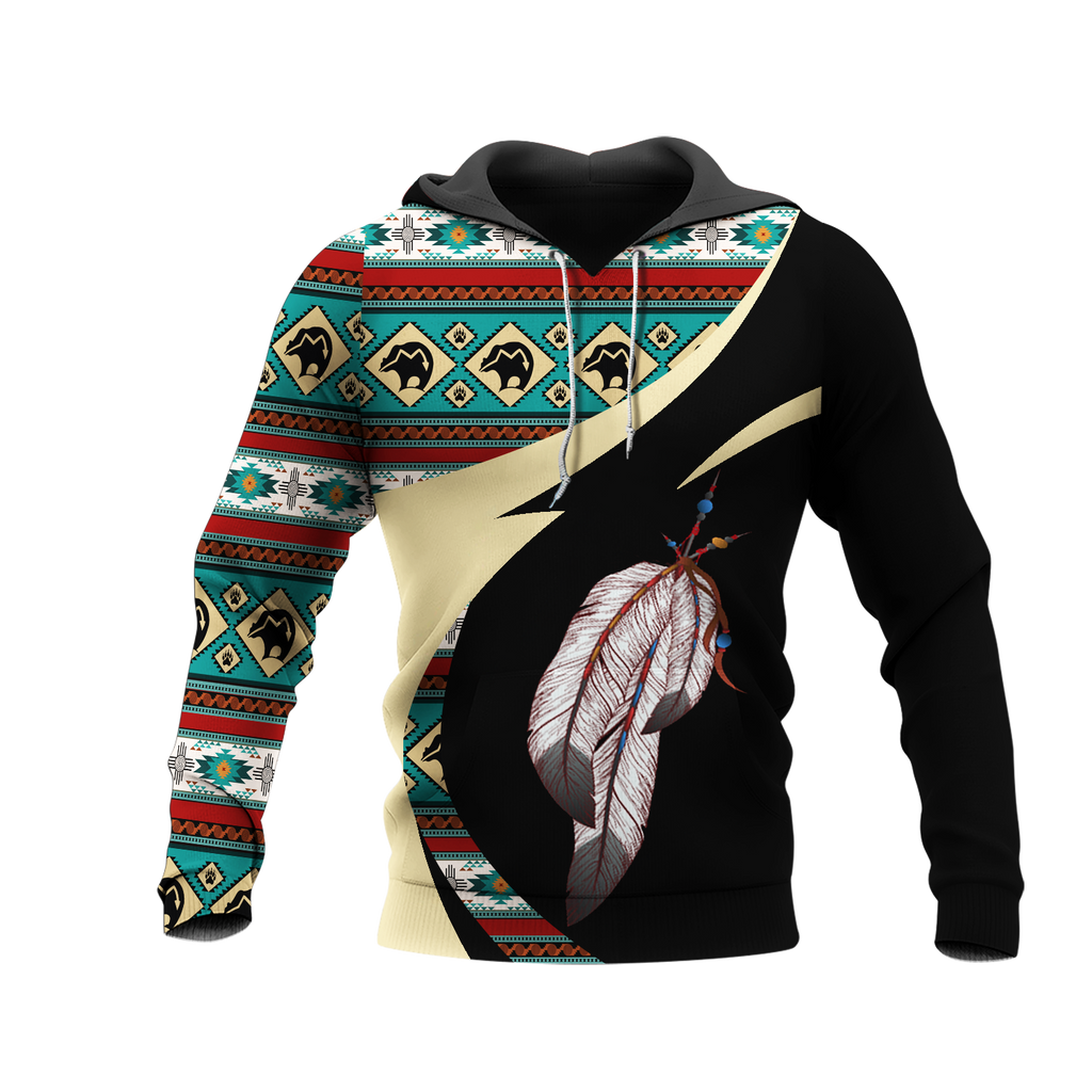 Powwow StoreHD0011396  Pattern Native Pride 3D Hoodie