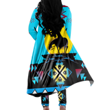 Powwow Storegb nat00026 tribe design native american cardigan coat long pant set