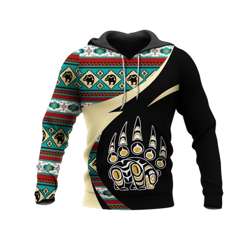 Powwow StoreHD0011399  Pattern Native Pride 3D Hoodie