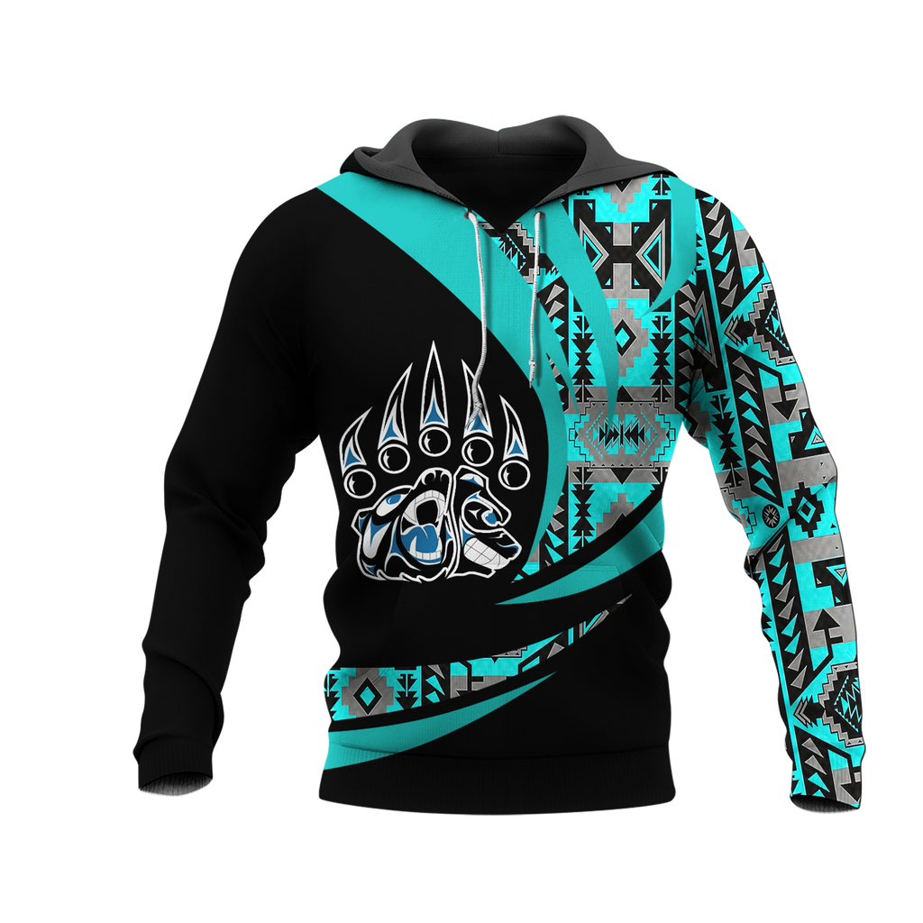 Powwow StoreHD0011945 Pattern Native Pride 3D Hoodie