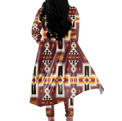 Powwow StoreCLP00019 Tribe Design Native American Cardigan Coat Long Pant Set