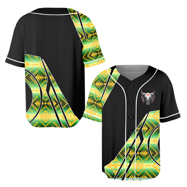 BJ00060 Pattern Native Baseball Jersey – Powwow Store