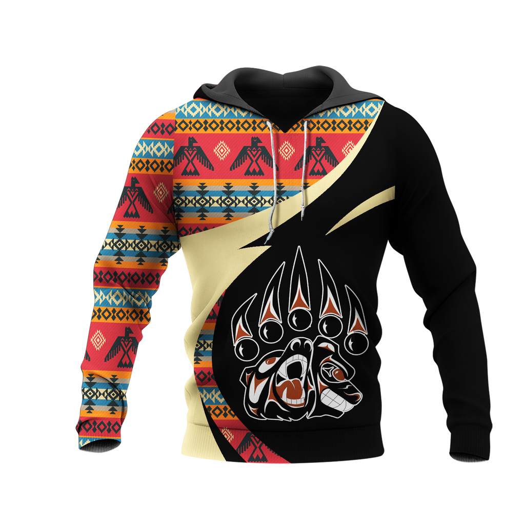 Powwow StoreHD0011400  Pattern Native Pride 3D Hoodie