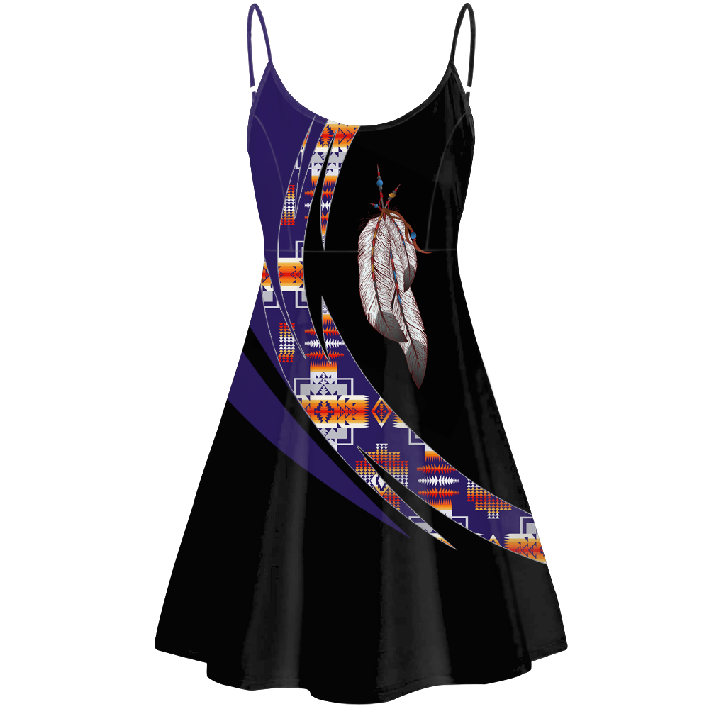 STD0084 Pattern Native American Strings Dress