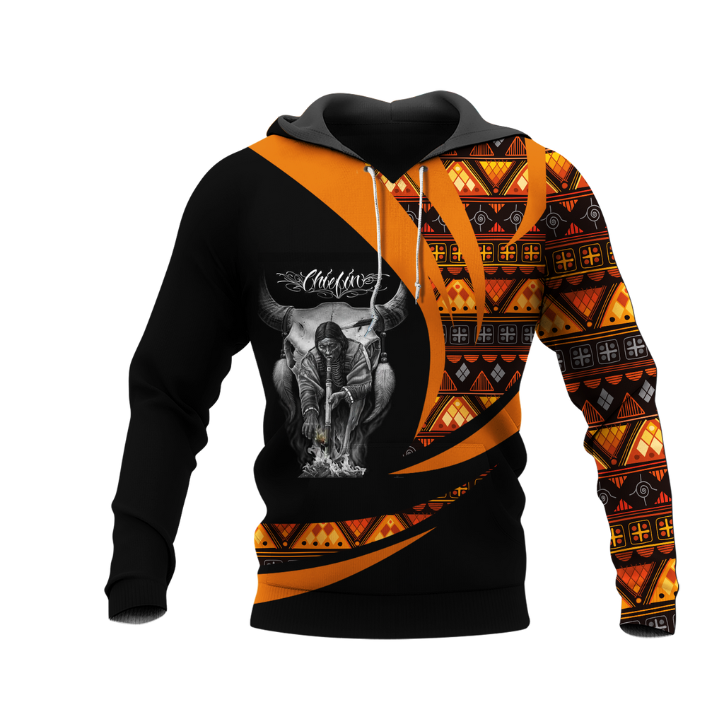 Powwow StoreHD0011946 Pattern Native Pride 3D Hoodie