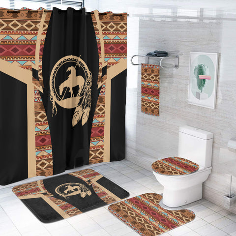 BS-000144 Pattern Native American Bathroom Set