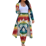 Powwow StoreGBNAT00077 Tribe Design Native American Cardigan Coat Long Pant Set