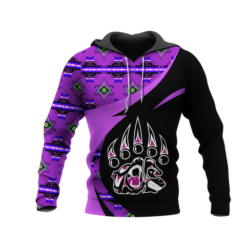 Powwow StoreHD0011275 Pattern Native Pride 3D Hoodie