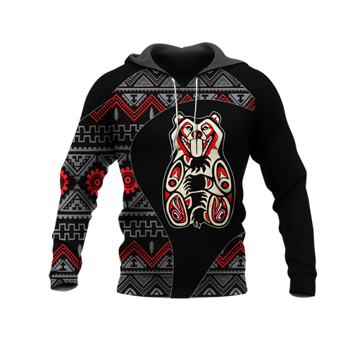 Powwow StoreHD0012472 Pattern Native Pride 3D Hoodie