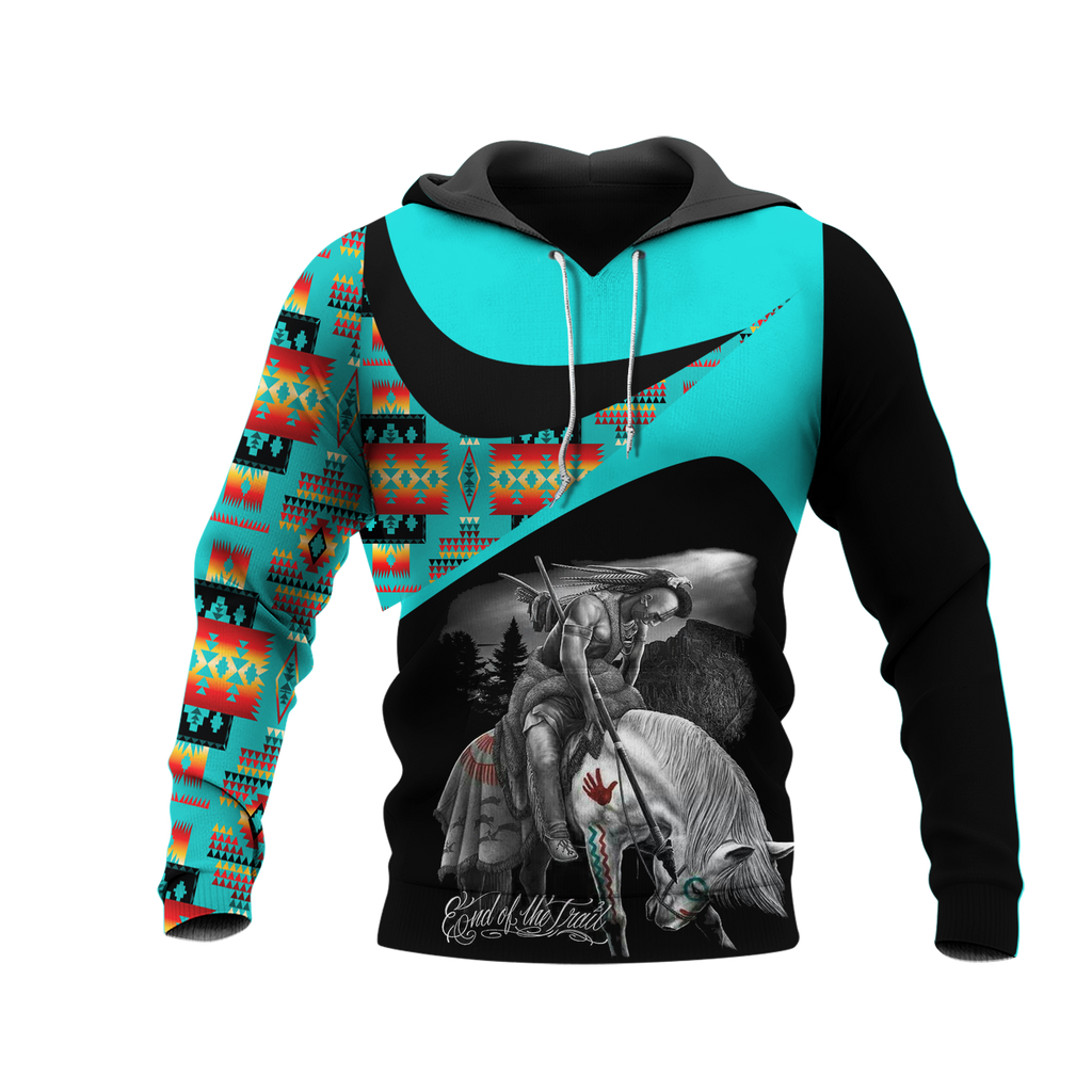 Powwow StoreHD0011413 Pattern Native Pride 3D Hoodie