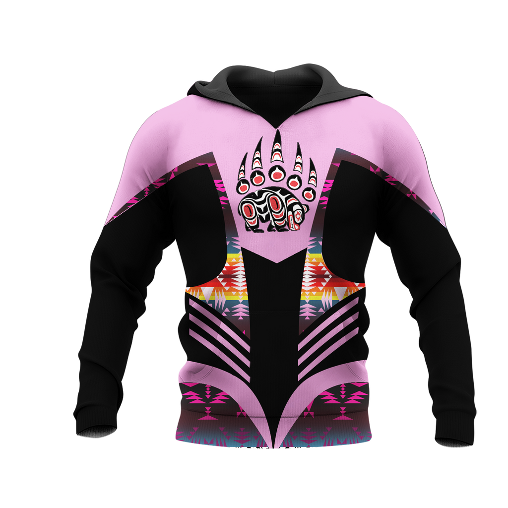 Powwow StoreHD001172 Pattern Native Pride 3D Hoodie