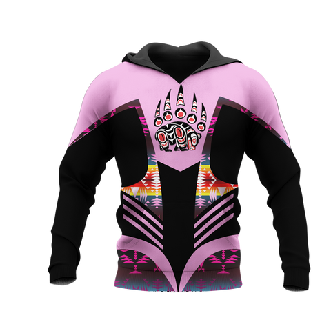 Powwow StoreHD001172 Pattern Native Pride 3D Hoodie