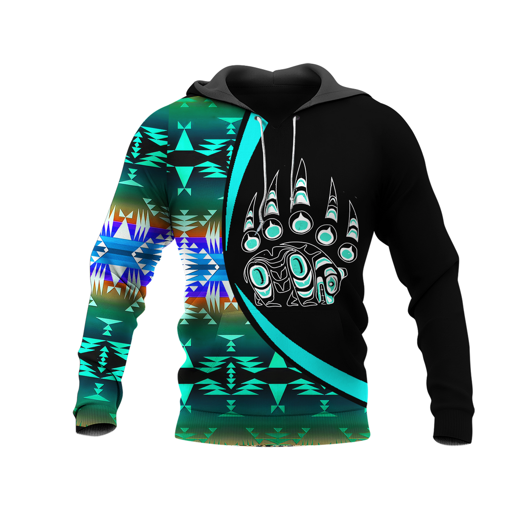 Powwow StoreHD0011594 Pattern Native Pride 3D Hoodie