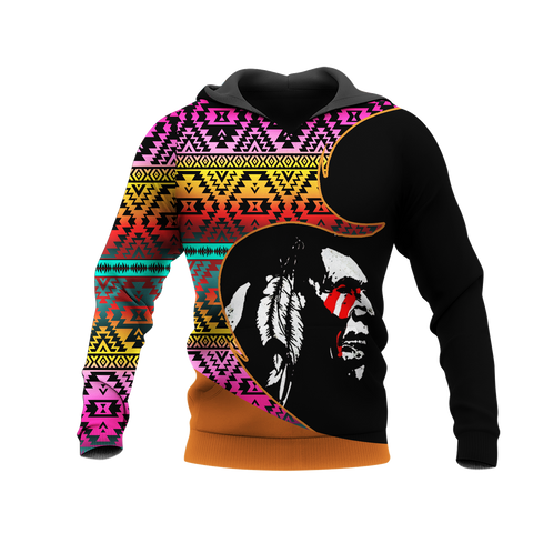 Powwow StoreHD0011207 Pattern Native Pride 3D Hoodie