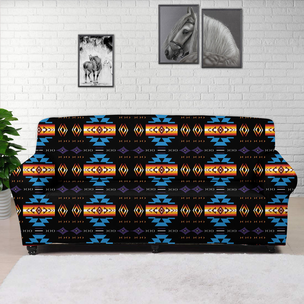 Powwow StoreGBNAT00363  Native Tribal Pattern Native Sofa Cover