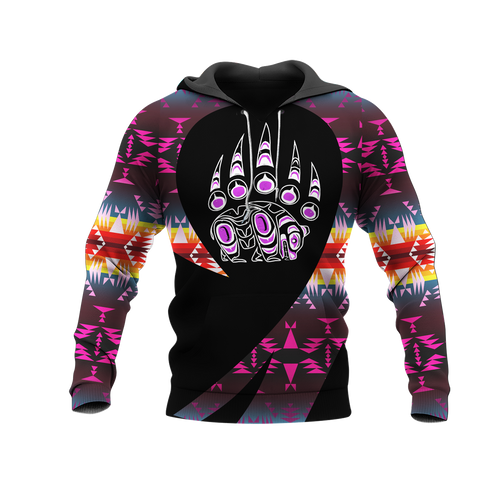 Powwow StoreHD0011619 Pattern Native Pride 3D Hoodie