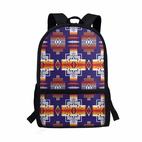 Powwow StoreGBNAT0004 Pattern Native American Backpack